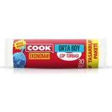 Cook Ekonomik Orta Çöp Torbası 30'lu