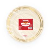 Cook Karton Tabak, Orta Boy, 19 cm, 10 Adet, Tek Kullanımlık