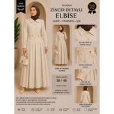 Çook Moda Boutique Elbise - 40 - 0019 Bej