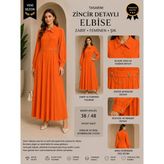 Çook Moda Boutique Elbise - 42 - 01-Turuncu
