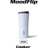 Cooker 400 ml 304 Paslanmaz Çelik Çift Kat Beyaz Termos