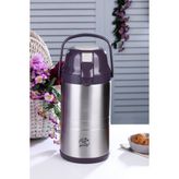 Cooker CKR2008 3.5 lt Çift Katlı Mor Paslanmaz Çelik Pompalı Termos