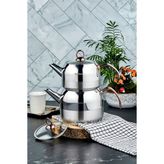 Cooker Tuana Aile Boyu Çelik Çaydanlık Bakır