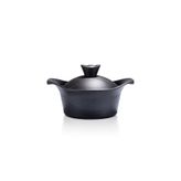 Cooknkeep Martı 20 Cm Tencere Siyah 20 Cm
