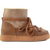 Cool Moon Hakiki Kürklü Kadın Sneaker 355074 - Taba