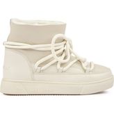 Cool Moon Hakiki Kürklü Kadın Sneaker 355077 - Bej