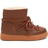 Cool Moon Hakiki Kürklü Kadın Sneaker 355077 - Taba
