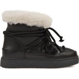 Cool Moon Hakiki Kürklü Kadın Sneaker 355106 - Siyah