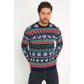 Cool Street Lacivert-Kırmızı Erkek Christmas Yılbaşı KAZAĞI-NOELKZKR05S