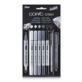 Copic Ciao Marker Çizim Kalemi 5+1 Set Grey Tones