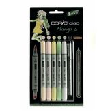 Copic Ciao Marker Set 5+1 Manga 6 Marker Set