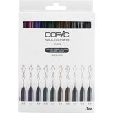 Copic Multiliner Classic Color 10'lu Kalem Seti - Siyah