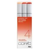 Copic Sketch Blending Trio 3'lü Set 4 Marker Kalem