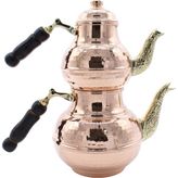 Copperdone El Dövmesi Özel Tasarım Bakır Çaydanlık