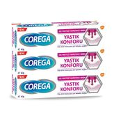 Corega 3x40 gr Yastık Konforlu Diş Protezi Yapıştırıcı Krem
