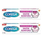 Corega Yastık Konforu 2x40 gr Diş Protezi Yapıştırıcı Krem