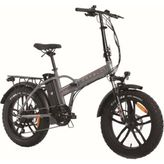 Corelli Voniq Eco Mag Fat Bike 42 cm MD 20 Jant 7 Vites Gray Elektrikli Katlanır Bisiklet
