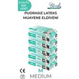 Coremed LATEKS PUDRASIZ MUAYENE ELDİVENİ M-5 PAKET 100'LÜ