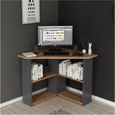 Corner Çalışma Masası - 80x73x73 - Ceviz