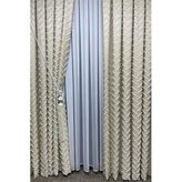 Cortibo Harmony Serisi Püsküllü Fon Perde Krem - Pilesiz, 200 x 250 HARMONY-KREM-005