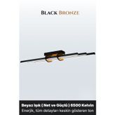 Cosmo Bronz LED Tavan Avize – Kumandal Dim Edilebilir – Aşağı Işık