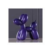 Cosmos Sanat 18 cm Balon Köpek Heykeli, Mor, Polyester