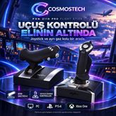 Cosmostech Pxn 2119 Pro Flight Stick Uçuş Simülasyon Joystick Seti – Gaz Kollu Pc Ps4 Xbox One Uyumlu - Siyah