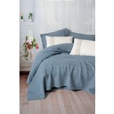 Cotton Box Aura Tek Kişilik Pike Takımı Pebble Indigo