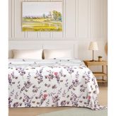 Cotton Collection Tek Kişilik Pike Flora - Çok Renkli