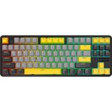 CoverZone Ajazz K870T Pro Kablosuz Hot Swap Mekanik Oyun Klavyesi Rgb - 10 Adet Switch, Tuş ve Switch Sökme Aparatı Hediyeli- Siyah Blue Switch - Siyah - Blue Switch