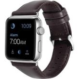 CoverZone Apple Watch 44 mm Siyah Deri Kordon