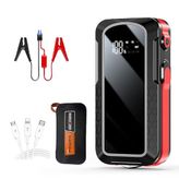 Coverzone Çok Fonksiyonlu Araç Akü Takviye Cihazı Taşınabilir Powerbank LED Aydınlatma Dijital Göstergeli 6000MAH 22.2WH 5V-2A USB Çıkışlı Acil Durum Araç Takviye Cihazı | JP-S153