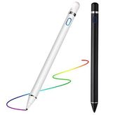 Coverzone Dokunmatik Kalem iPad ile Uyumlu Telefonlar ile Uyumlu Hassas Uçlu Özel İletken Bakır Malzeme Uçlu Active Capacitive Aliminyum Gövde BKR1 (BEYAZ)