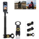 Coverzone Gidon Montaj Görünmez Selfie Çubuğu,Insta360 X3,X2,X4,ONE RS,GO 3,One X,Alüminyum,1/4” Vidalı GD01