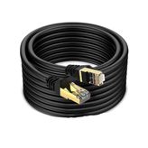Coverzone Narita Cat 7 Ağ Kablosu, 10Gbps Ethernet Kablo, 1.5 Metre, Siyah