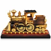 Coverzone Retro Lokomotif Müzik Kutusu, Dekoratif Masaüstü, YL2029-1 (Sarı) | Vintage Tren Modeli, Hareketli Tekerlekli, Çıkarılabilir Kaideli, Dekoratif Masaüstü ve Hediyelik Müzik Kutusu