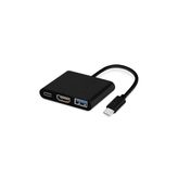Coverzone Type-C To 4K HDMI + USB 3.0 + USB Type-C Dönüştürücü