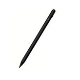 Coverzone Universal Dokunmatik Stylus Kalem LED Göstergeli Manyetik Gövdeli Type-C Şarjlı Hassas Uçlu Çizim ve Not Alma Kalemi Tüm Touchscreen Cihazlarla iPad ile Uyumlu | ZR61 (Siyah)