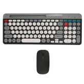 Coverzone Xiaomi Mi Pad ile Uyumlu Bluetooth Klavye Mouse Kablosuz Klavye ve RGB Mouse Set 2.4G Bluetooth Batarya Taşınabilir Hafif ve İnce Tasarım ZYG-806