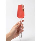 COZLEY Geniş Ağızlı Silikon Spatula Büyük Boy XL Maxi Isıya Dayanıklı BPA İçermez