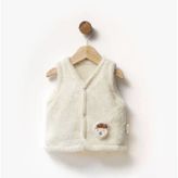Cozy Krem Peluş Bebek Yeleği