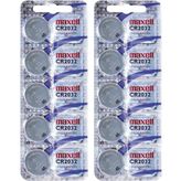 CR2032 2032 Düğme Pil, Toplam 10 Adet