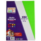 Craft And Arts Oluklu 10'lu Neon Mukavva