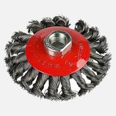 Craftomat 100 mm Örgülü Koni Tel Fırça