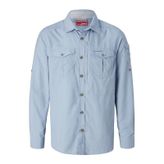 Craghoppers CMS605 Mavi NosiLife Mens Adventure II LS Erkek Gömlek