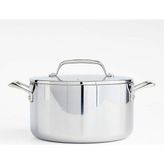 Crate & Barrel Evencook Core 6 Qt Paslanmaz Çelik Stok Tencere - Gri