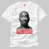 Crazy 2Pac Shakur Erkek Tişört - Beyaz