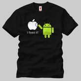Crazy Android Fixed It Erkek Tişört - XS - Siyah