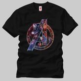 Crazy Avengers Infinity War Erkek Tişört - Siyah
