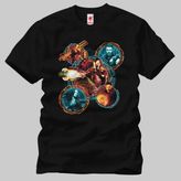 Crazy Avengers Infinity War High Tech Circles Erkek Tişört - M - Siyah